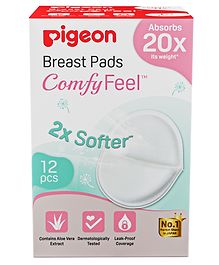 Pigeon Comfy Feel Breast Pads - 12 Pieces