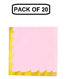 Shopping Time 2 Ply Paper Napkin Pink - Pack of 20