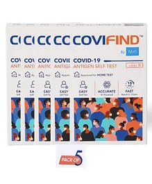 COVIFIND Covid 19 Antigen Self Test Kit - Pack of 5