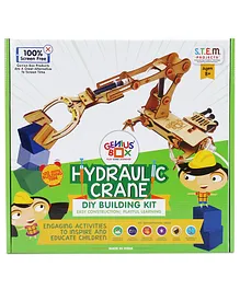 Genius Box Hydraulic Crane DIY Science Kit - Multicolour