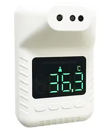 Sahyog Wellness Wall Mounted Infrared Thermometer LCD Display & Fever Alarm - White