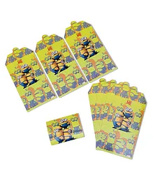 Disney Minion Print Invitation Cards Pack of 10 - Yellow