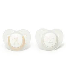 Mothercare Little And Loved Soother Pack Of 2 - White