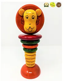 A&A Kreative Box Wooden Lion King Stacker - Multicolour
