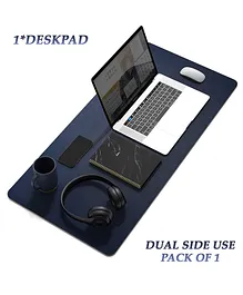 Syga Waterproof PU Desk Protector Mat - Blue