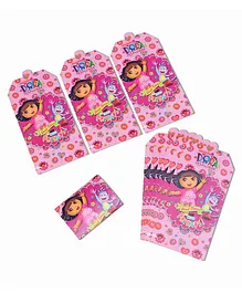 Dora The Explorer Printed Invitation Cards Pack of 10 - Pink