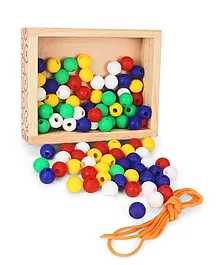 Little Genius Plastic Beads Activity Kit - 100 Beads