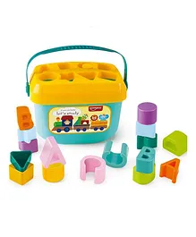 EYESIGN Baby's First Shape Sorting Blocks 16 Pieces - Multicolour