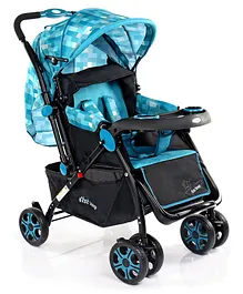 1st Step Grande Baby Stroller With Reversible Handlebar - Aqua Blue