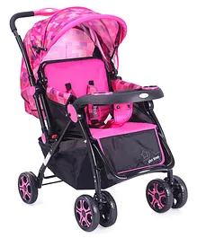 1st Step Grande Baby Stroller With Reversible Handlebar - Pink