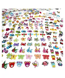 Syga Wooden Buttons 50 Pieces - Multicolour  