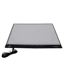 Syga A4 Size LED Lighted Drawing And Tracing Board - Black