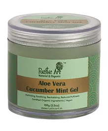 Rustic Art Aloe Vera Cucumber Mint Gel - 100 gm