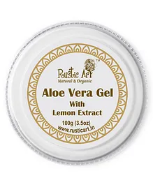 Rustic Art Aloe Vera Lemon Gel - 100 gm