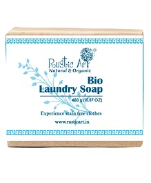 Rustic Art Bio Laundry Soap, Natural, Organic
                      with Neem, Lemon, Coconut, For Nappy Stains - 150g
                      (Set of 3)