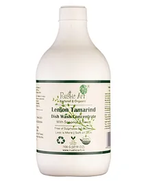 Rustic Art Lemon Tamarind Dish Wash Concentrate, for Harsh Stains. Odor free, Residue free Utensils for Kids and all- 1100g