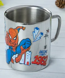 Spiderman Ergo Safe Double Wall Mug Silver - 300 ml