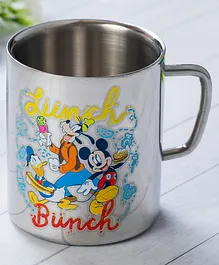 Mickey Mouse and Friends Ergo Safe Double Wall Mug Silver - 300 ml