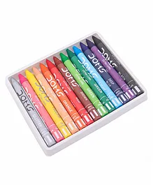 Doms Extra Long Wax Crayons of 13 Shades - Multicolor