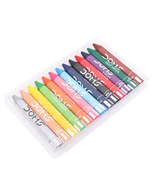 Doms Jumbo Wax Crayons of 13 Shades - Multicolor