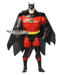Batman and Decoy Batman Action Figure Black and Red - Height 12 cm