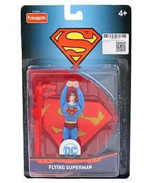 Funskool Flying Superman Action Figure Red Blue - Height 14 cm