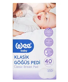 Wee Baby Classic Breast Pad - 40 Pieces