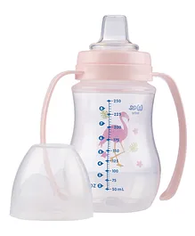 Wee Baby Non Spill Sippy Cup with Grip Light Pink - 125 ml