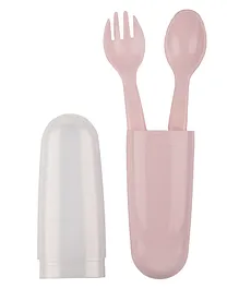 Wee Baby Cutlery Set of 2- Pink