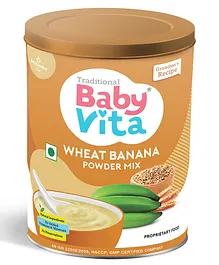 Babyvita Wheat Banana Powder- 300 gm 