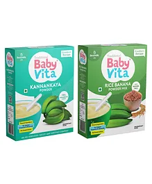 Babyvita Kannankaya & Rice-Banana Powder Pack Of 2 - 200 gm Each