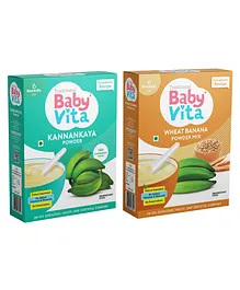 Babyvita Wheat Banana & Kannankaya Powder Mix Pack Of 2 - 200 gm Each