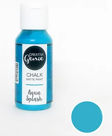 Creative Genie Chalk Paints Aqua Splash Blue - 60ml