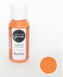 Creative Genie Chalk Paints Bon Fire Orange - 60ml