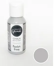 Creative Genie Chalk Paints Pewter Grey - 60ml