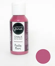 Creative Genie Chalk Paints Pretty Plum Pink - 60ml