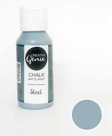 Creative Genie Chalk Paints Steel Grey - 60ml