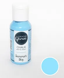 Creative Genie Chalk Paints Summer Sky Blue - 60ml