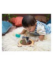 Rocking Potato Montessori Baby MIckey Ears Mirror - Beige