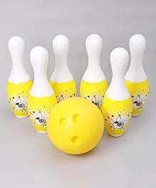 Leemo Bowling Playset Pack of 7 - Yellow