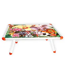 Babyjoys Multipurpose Foldable Table Animal Print - Multicolor