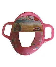 BABYJOYS Soft Cushion Baby Potty Seat with Handle - Pink