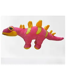 BABYJOYS Dinosaur Soft Toy Pink - Length 53 cm