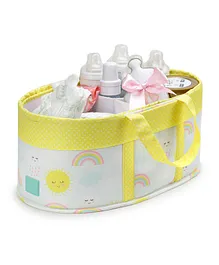 Baby Jalebi Sunshine Theme Diaper Caddy Bag - Yellow
