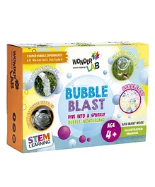WonderLab 10 Bubble Activities DIY Science Kit - Multicolour