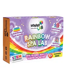 WonderLab Rainbow & Unicorn Spa Lab DIY Science Kit - Multicolour 