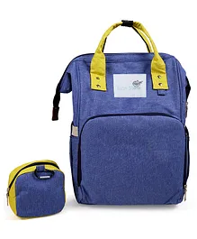 Baby Moo Waterproof Backpack Style Maternity Diaper Bag - Blue