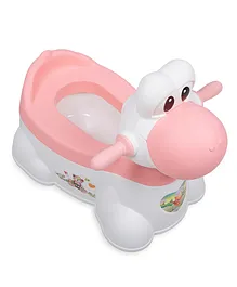 Baby Moo Toilet Training Potty Chair Puppy Design - Pink White