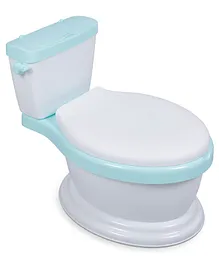 Baby Moo Western Style Toilet Training Potty Chair - Blue White
