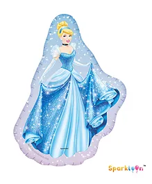 Sparkloon Disney Princess Cindrella Max Cutout Foil Balloon - Multicolor